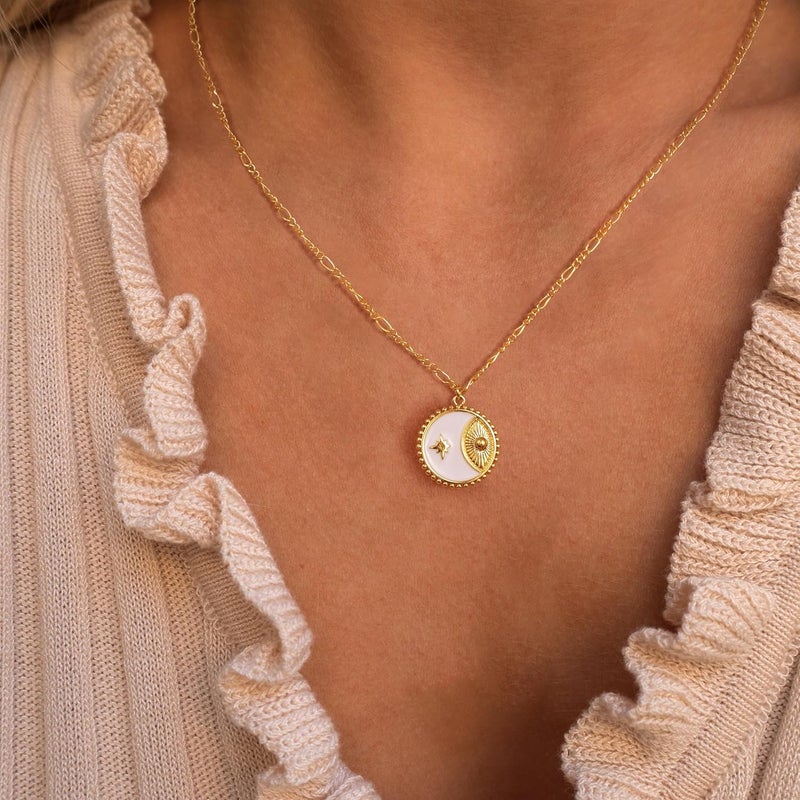Funsanny Store Lariat Necklaces for Women - Dainty Long Necklace Trendy 14K Gold Plated Hypoallergenic Layered Long Y-Shape Sunburst CZ T-Bar Pendant Drop Chain Necklace Set for Women Non Tarinsh Jewelry - Image 2